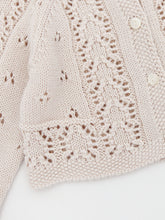 Load image into Gallery viewer, Baby Paige Knit Cardigan Cream Beige
