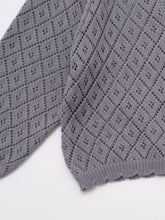 Load image into Gallery viewer, Baby Lupine Knit Cardigan Purple
