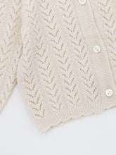 Load image into Gallery viewer, Baby Ianthe Knit Cardigan Light Beige

