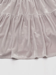 Branle Velvet Dress
