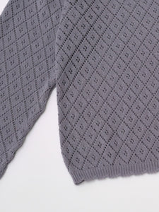 Lupine Knit Cardigan Purple