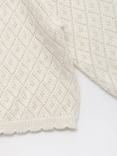 Load image into Gallery viewer, Baby Lupine Knit Cardigan Ivory
