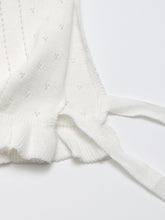 Load image into Gallery viewer, Baby Davian Knit Vest - Vanilla White
