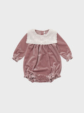 Load image into Gallery viewer, Baby Fluana Velvet Romper
