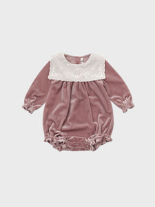 Baby Fluana Velvet Romper