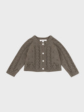 Load image into Gallery viewer, Baby Paige Knit Cardigan Khaki
