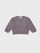 Load image into Gallery viewer, Baby Bellute Knit Cardigan - Violet
