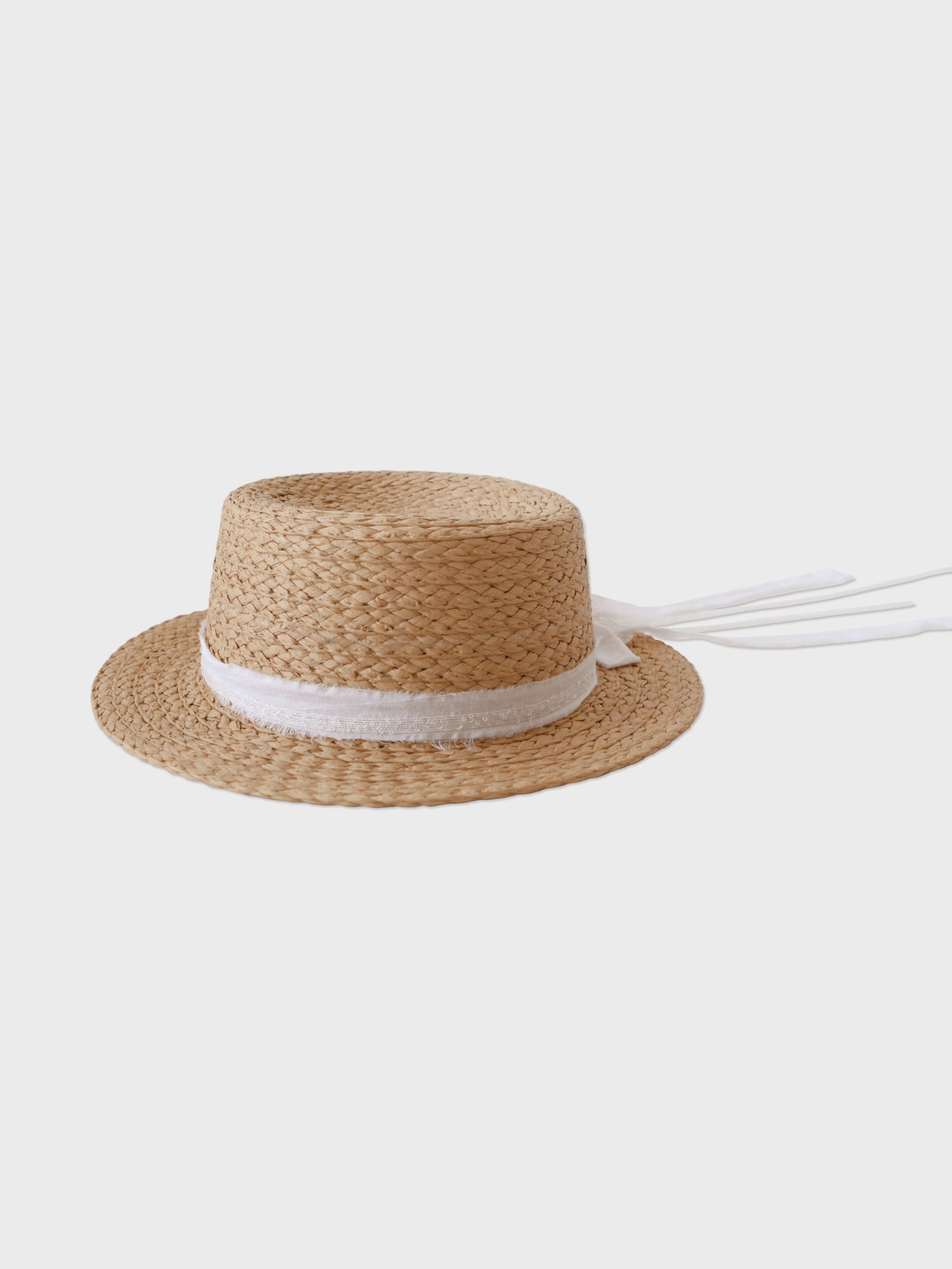 Oprah Boater Hat - White