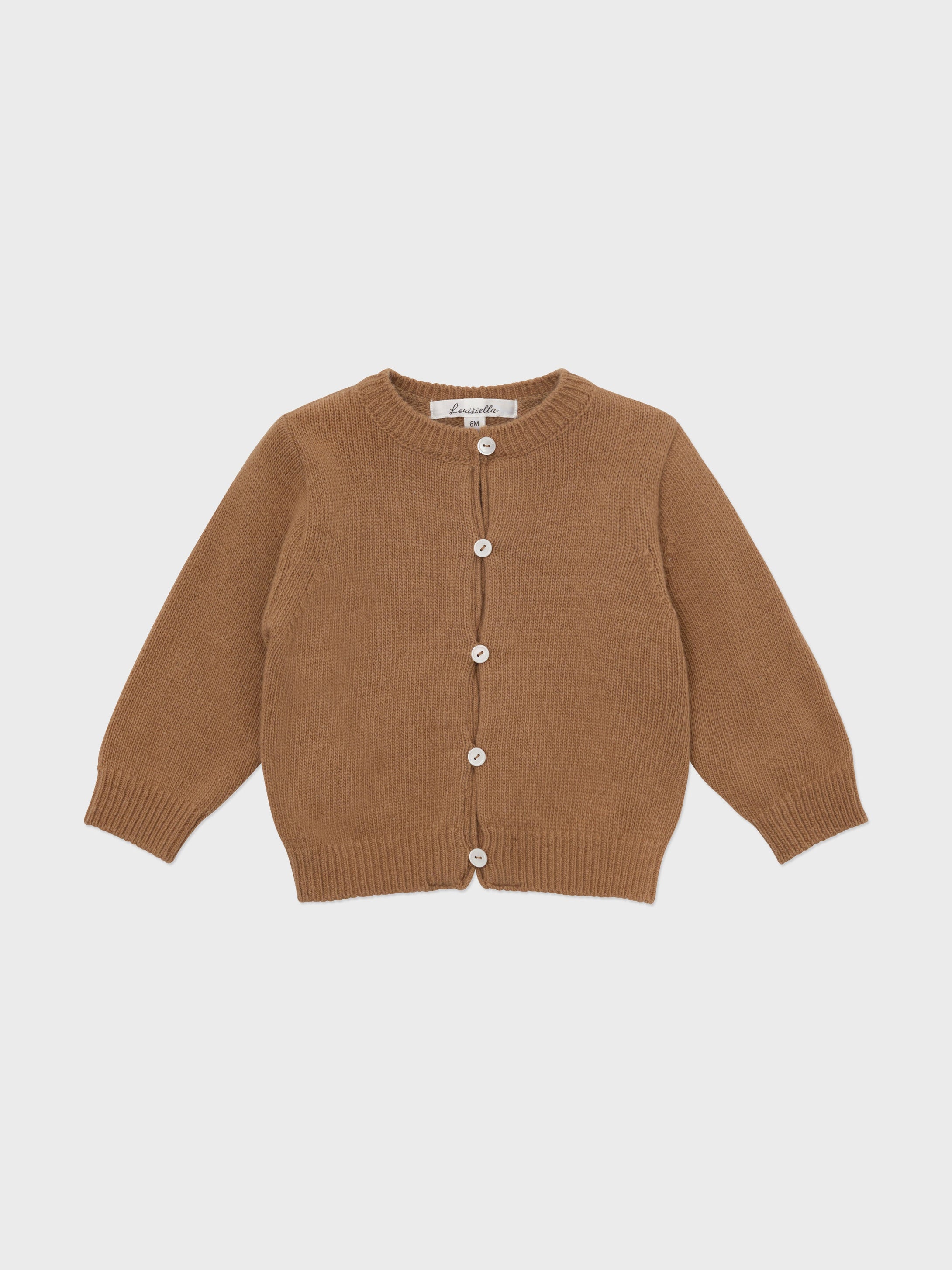 Baby Laliel Knit Cardigan Caramel