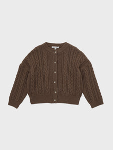 Melodien Knit Cardigan Cocoa