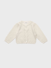 Load image into Gallery viewer, Baby Lupine Knit Cardigan Ivory
