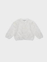 Load image into Gallery viewer, Baby Bellute Knit Cardigan - Vanilla White
