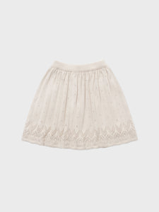 Ione Knit Skirt Cream Beige