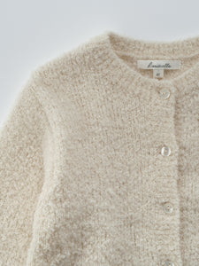 Allium Knit Cardigan - Pale Beige