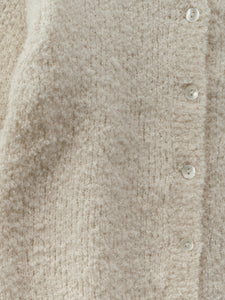 Allium Knit Cardigan - Pale Beige
