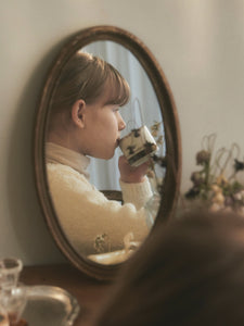 Allium Knit Cardigan - Pale Beige