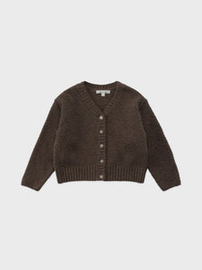 Bebello Knit Cardigan - Dark Brown