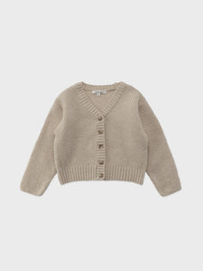 Bebello Knit Cardigan - Light Beige