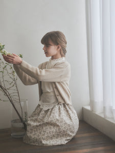 Bebello Knit Cardigan - Light Beige