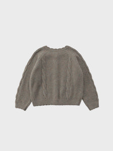 Benibla Knit Cardigan - Mint Gray