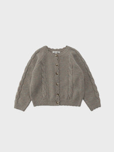 Benibla Knit Cardigan - Mint Gray
