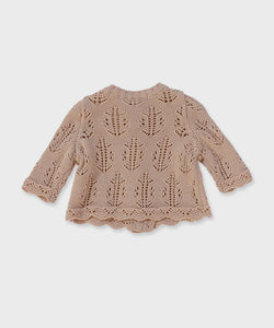 Baby Trudy Knit Cardigan - Indie Pink