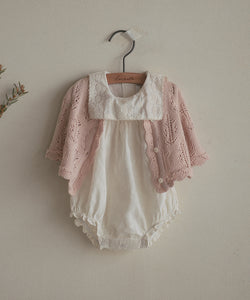 Baby Trudy Knit Cardigan - Indie Pink