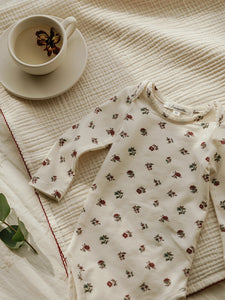 Baby Meriel Bodysuit - Brick Red