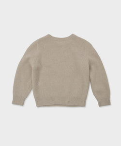 Rosalie Knit Pullover-Pale beige